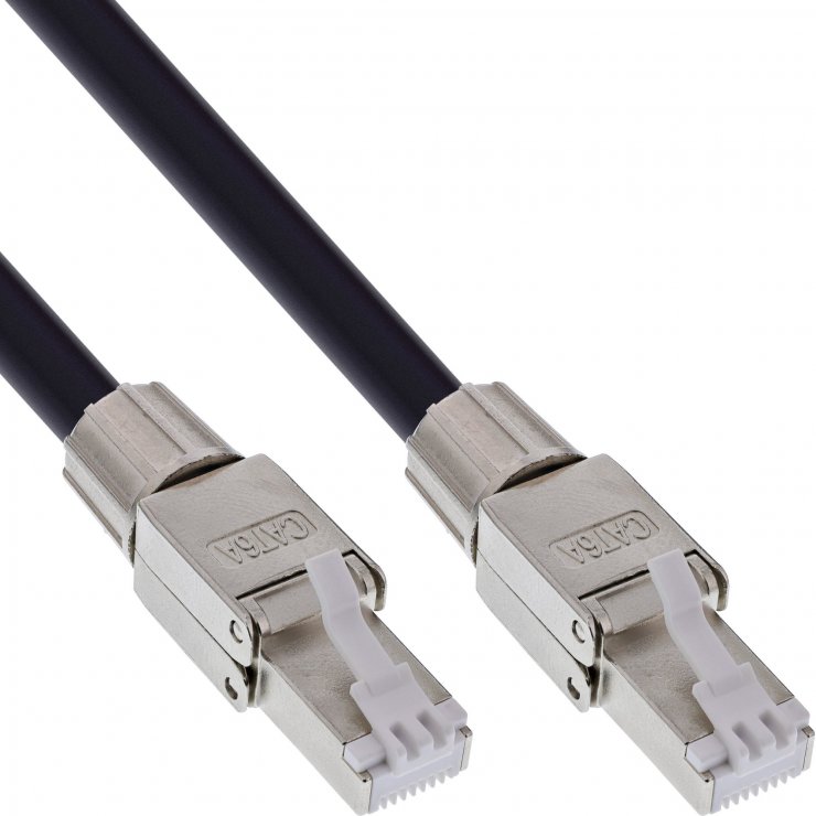 Rola/tambur cablu de retea RJ45 Cat.6A S/FTP IP67 pentru exterior/aplicatii industriale 90m, InLine IL78594A