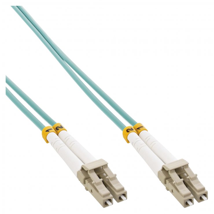 Cablu fibra optica LC-LC OM3 duplex multimode 5m, InLine IL88522O