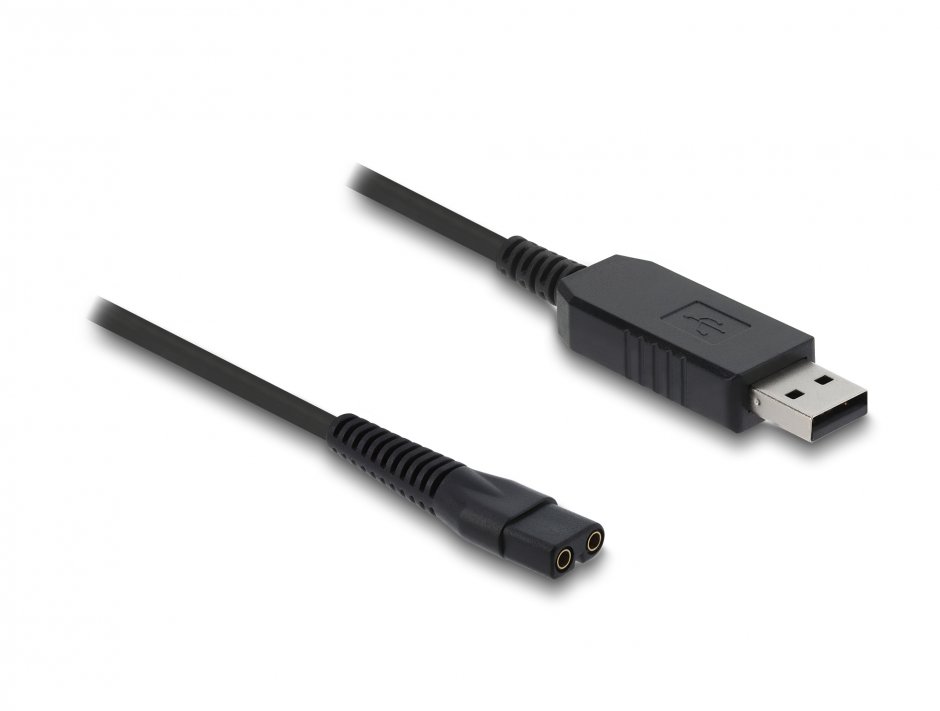 Cablu de alimentare USB 3.5V pentru aparate de ras electrice Wahl Color Pro 9649 1.8m, Delock 90983