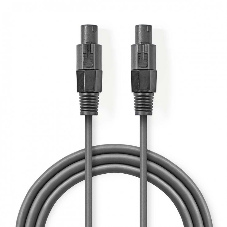 Cablu audio difuzor 2 pini 5m Gri, Nedis COTH16000GY50