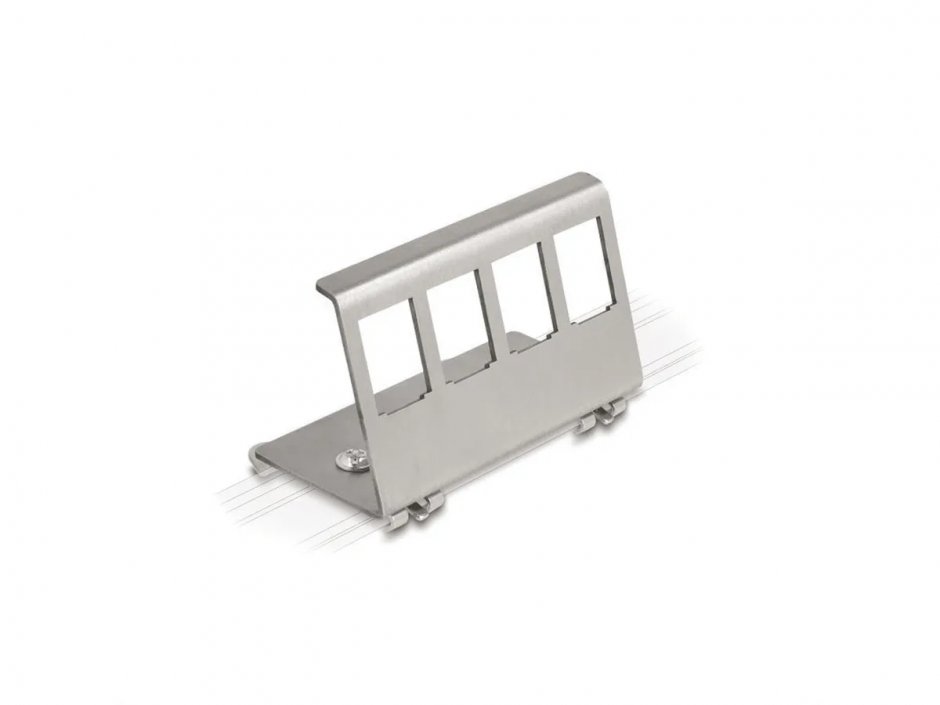 Adaptor DIN Rail pentru 4 x keystone, Value 21.99.3011